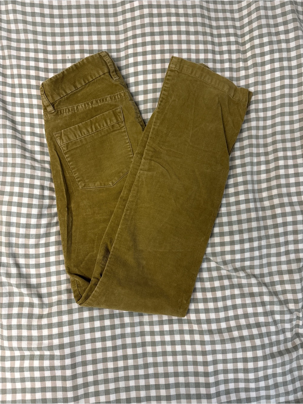 Olive Green Corduroy Pants